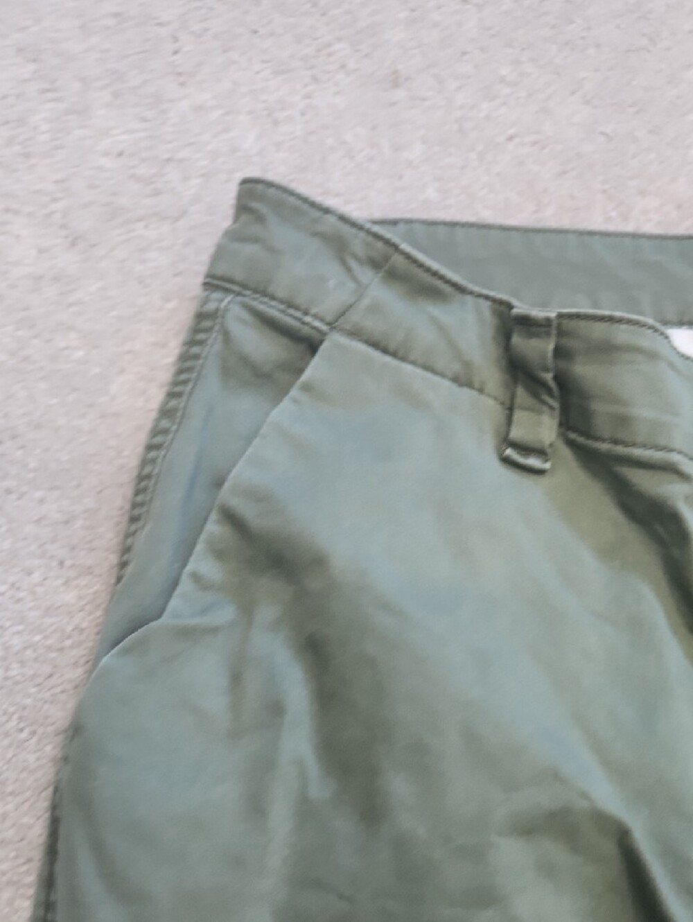 GAP Olive Green Girlfriend Khaki Pants - Picture 3 of 10